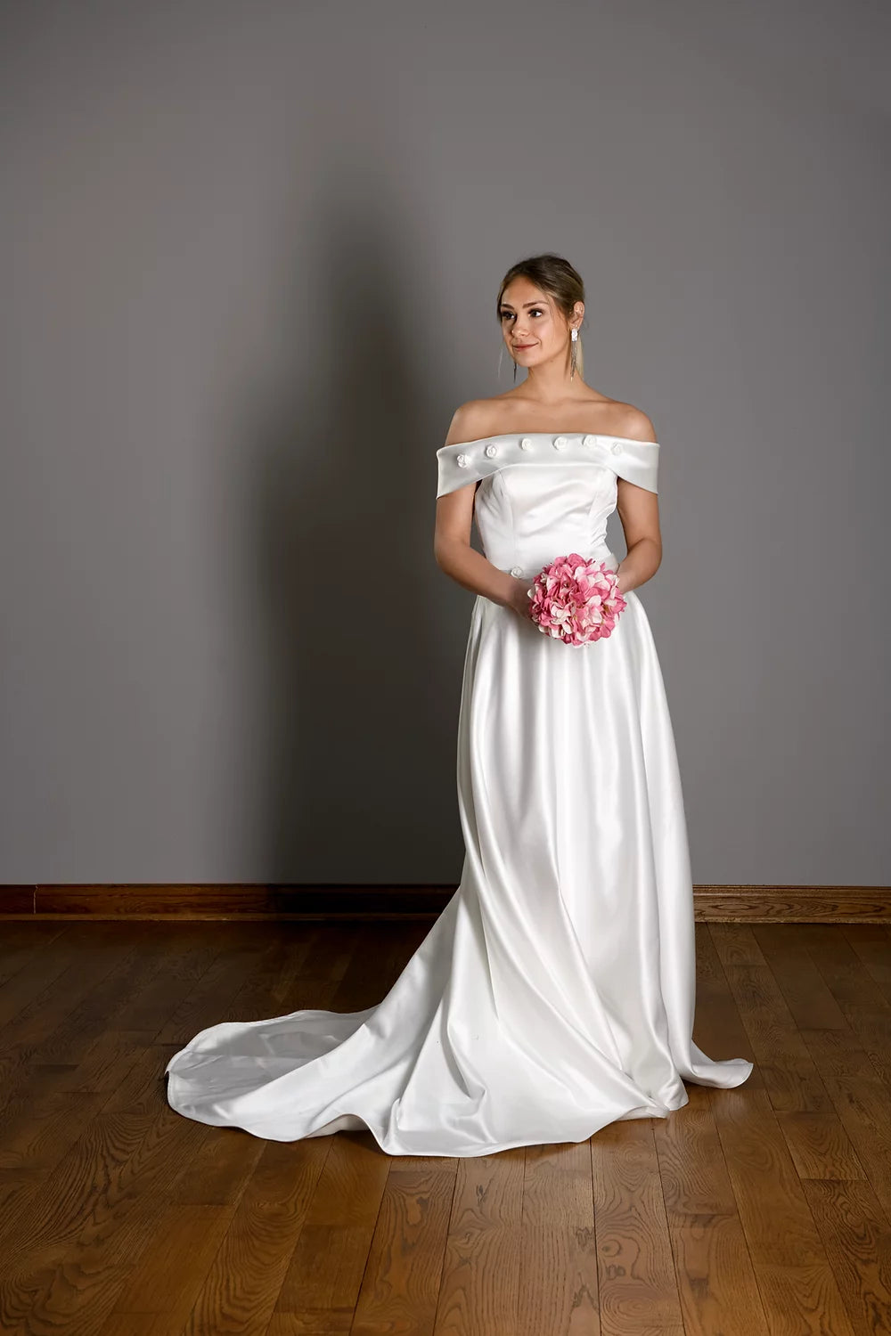 Flowered Wedding Dress